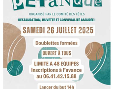 Concours de pétanque Ouvert à tous - Lombard