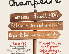 Concours en Doublette le 9 août 2026 - Lompnas - 01680