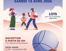 Concours en Doublette le 18 avril 2026 - Mably - 42300