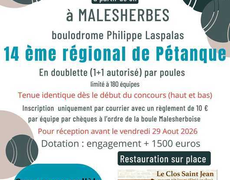 Concours de pétanque Officiel - MALESHERBES