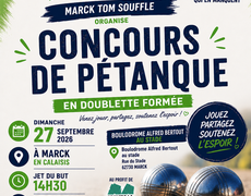 Concours en Doublette le 27 septembre 2026 - Marck - 62730