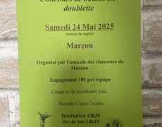 Concours de pétanque Ouvert à tous - Marçon
