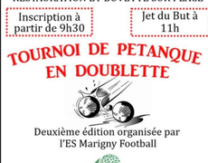 Concours de pétanque Ouvert à tous - Marigny-les-Usages