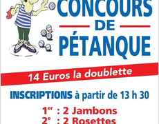 Concours de pétanque Ouvert à tous - Marizy