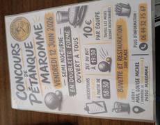 Concours en Doublette le 12 juin 2026 - Maromme - 76150