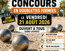 Concours de pétanque Ouvert à tous - Maromme