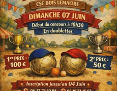 Concours de pétanque Ouvert à tous - Marseille