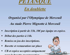 Concours de pétanque Ouvert à tous - Merceuil