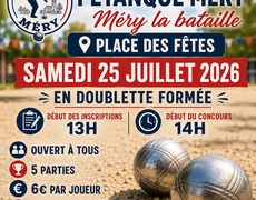 Concours de pétanque Ouvert à tous - Méry-la-Bataille