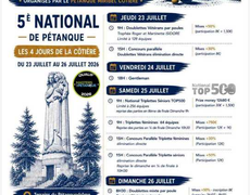 Concours en Doublette Mixte le 26 juillet 2026 - Miribel