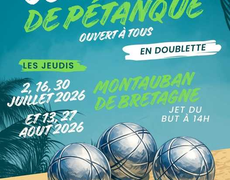 Concours en Doublette le 13 août 2026 - Montauban-de-Bretagne - 35360