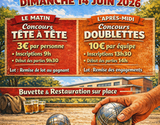 Concours de pétanque Ouvert à tous - Montboucher