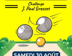Concours en Doublette le 30 août 2025 - Montcey - 70000