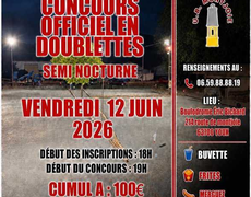 Concours de pétanque Officiel - MONTJOIE