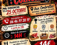 Concours en Doublette le 25 octobre 2026 - Montrond-les-Bains - 42210
