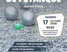 Concours de pétanque Ouvert à tous - Mormant