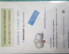 Concours de pétanque Ouvert à tous - Mouzon