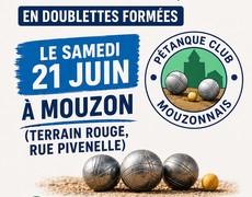 Concours en Doublette le 21 juin 2026 - Mouzon - 08210