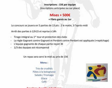 Concours de pétanque Officiel Vétéran - Neuves-Maisons