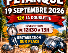 Concours en Doublette le 19 septembre 2026 - Neuville-sur-Saône - 69250