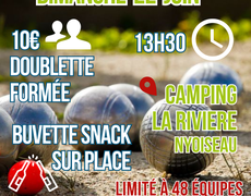 Concours en Doublette le 22 juin 2025 - Nyoiseau - 49500