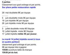 Concours de pétanque Ouvert à tous - Paulhan