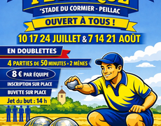 Concours de pétanque Ouvert à tous - Peillac