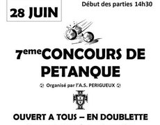Concours de pétanque Ouvert à tous - Périgueux