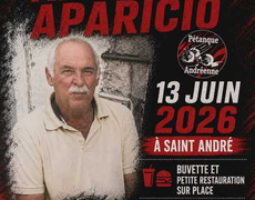 Concours en Doublette Mixte le 13 juin 2026 - PETANQUE ANDREENNE
