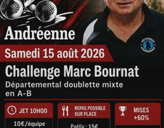 Concours de pétanque Officiel - PETANQUE ANDREENNE