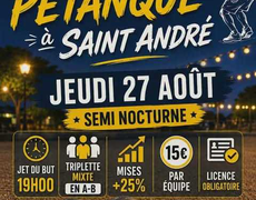 Concours de pétanque Officiel - PETANQUE ANDREENNE