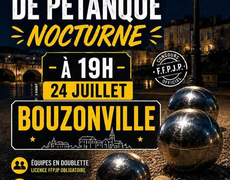 Concours en Doublette le 24 juillet 2026 - PETANQUE DE BOUZONVILLE