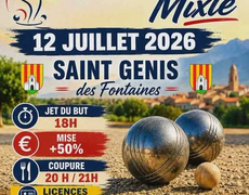 Concours de pétanque Officiel - PETANQUE ST GENISIENNE
