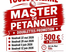 Concours en Doublette le 5 juin 2026 - PETANQUE TOULOUGIENNE