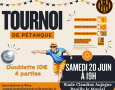 Concours de pétanque Ouvert à tous - Pouilly-le-Monial