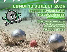 Concours de pétanque Ouvert à tous - Pralong