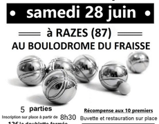 Concours de pétanque Ouvert à tous - Razès