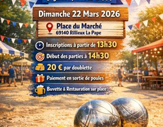 Concours de pétanque Ouvert à tous - Rillieux-la-Pape