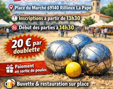 Concours de pétanque Ouvert à tous - Rillieux-la-Pape