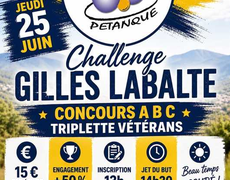 Concours de pétanque Officiel Vétéran - ROMAGNAT