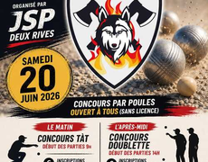 Concours en Tête à tête le 20 juin 2026 - Romans-sur-Isère - 26100