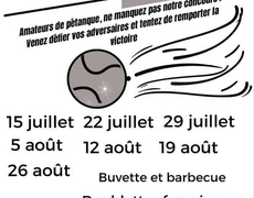 Concours de pétanque Ouvert à tous - Rosans