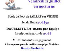 Concours de pétanque Ouvert à tous - Saillat-sur-Vienne