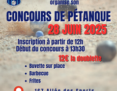 Concours de pétanque Ouvert à tous - Saint-André-de-Corcy