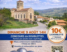 Concours de pétanque Ouvert à tous - Saint-Bonnet-de-Valclérieux
