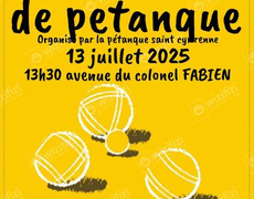 Concours en Doublette à la mêlée le 13 juillet 2025 - Saint-Cyr-l'École - 78210