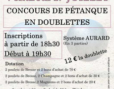 Concours de pétanque Ouvert à tous - Saint-Denis-lès-Bourg