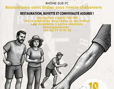 Concours en Doublette le 19 juin 2026 - Saint-Didier-sous-Riverie - 69440