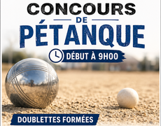 Concours en Doublette le 13 juin 2026 - Saint-Étienne - 42000