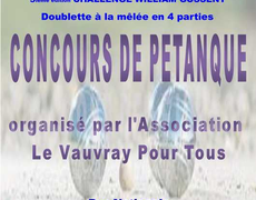 Concours de pétanque Ouvert à tous - Saint-Étienne-du-Vauvray
